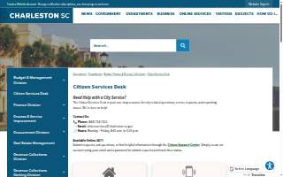 Charleston Citizen Help Desk
