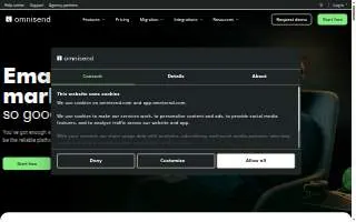 Omnisend website