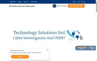 Technology Solutions of Ladson website