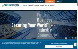 Allied Universal website