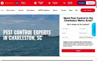 Lookout Pest Control of Charleston website