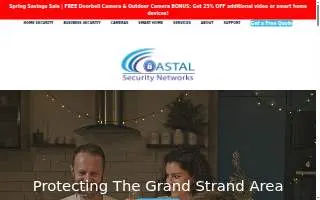 Coastal Security Networks of Myrtle Beach website