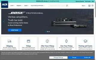 ADI Global Distribution - North Charleston website