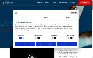 American Elevator website