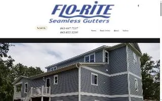 Flo-Rite Seamless Gutters Charleston website