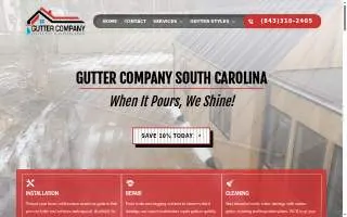 Gutter Company South Carolina llc website