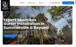 South Atlantic Gutters website
