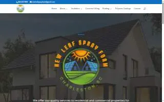 New Leaf Sprayfoam website