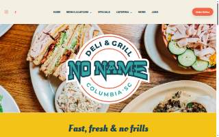 No Name Deli website
