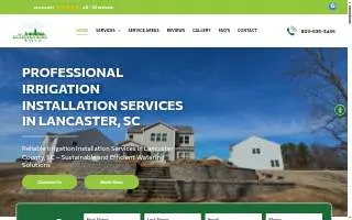 Eco Irrigations website