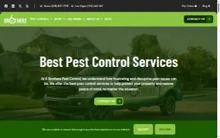 Six Brothers Pest Control of Charleston website