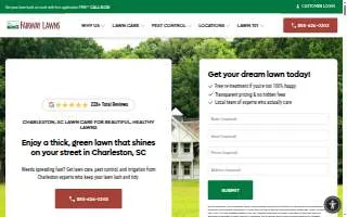 Fairway Lawns of Charleston website