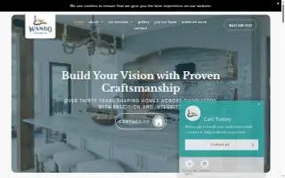 Wando Builders Inc website