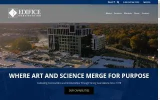 Edifice Construction website