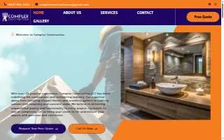Complex Construction Llc website