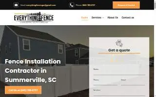 Everything Fence Installation Company website