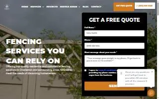 Five Star Fence website