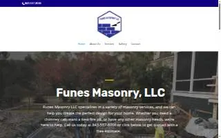 Funes Masonry, LLC website