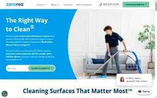 Zerorez of Dayton website
