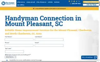 Handyman Connection of Mount Pleasant website