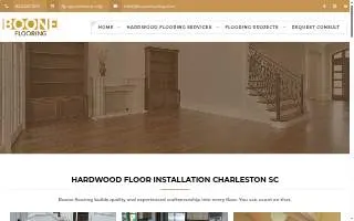 Boone Flooring of Johns Island website