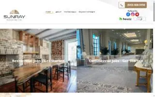 Sunray Flooring Co. website