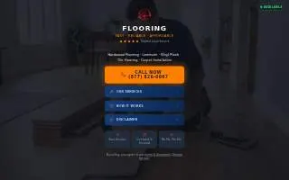 Precision Flooring Group website