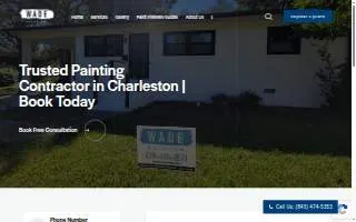 Wade Paint Co website