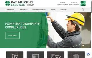 Pat Murphy Electric website