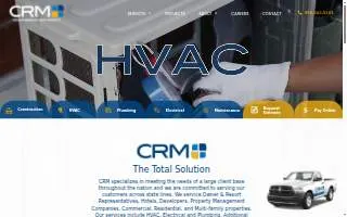 CRM Services of Charleston website