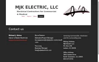 MJK Electric website