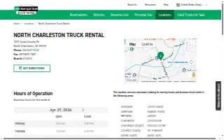 Enterprise Truck Rental of North Charleston website