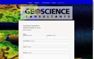 GeoSciConsultants website