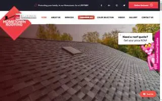 Hometown Roofing Services of Summerville website