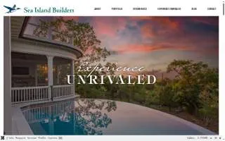 Sea Island Builders website