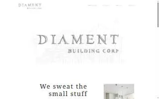 Diament Building Corp. website