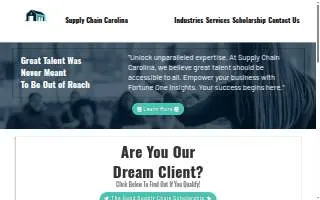 Supply Chain Carolina website