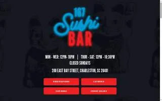 167 Sushi Bar website