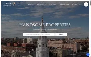 Handsome Properties website