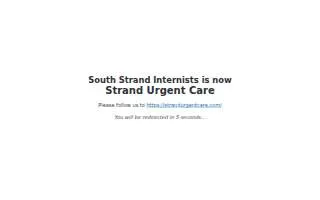 Strand Urgent Care website