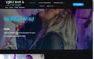 Vibez Bar & Lounge website