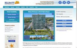 Windy Hill Dunes by Elliott Beach Rentals website