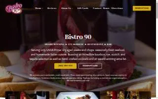 Bistro 90 website