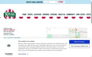 Rita's Italian Ice & Frozen Custard of Florence website