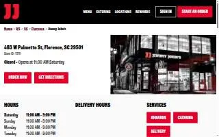 Jimmy John's of Florence website