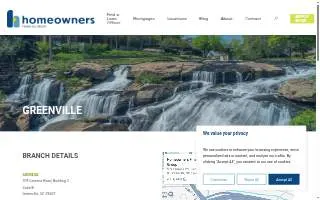 Homeowners Financial Group of Greenville website
