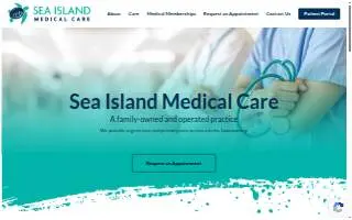 Sea Island Medical Care of Mt Pleasant website