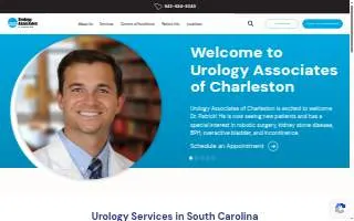 Urology Associates of Charleston website