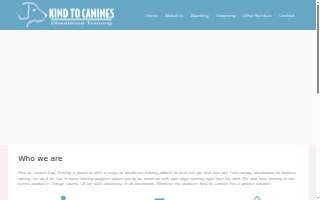 Kind To Canines of Costa Mesa website