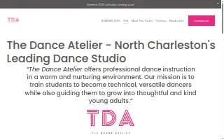 The Dance Atelier website